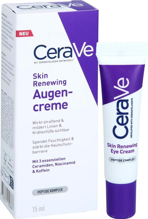 Actual product image CeraVe Skin Renewing (Eye Care Cream, 14 ml, Day + Night)