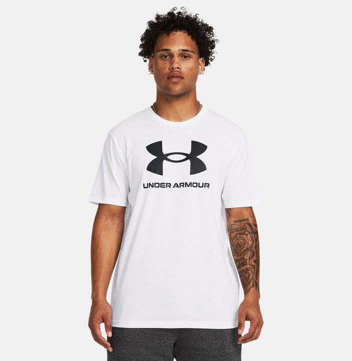 Produktbild Under Armour Sportstyle Logo Herren T-Shirt Weiss 1382911 100 2XL (XXL)