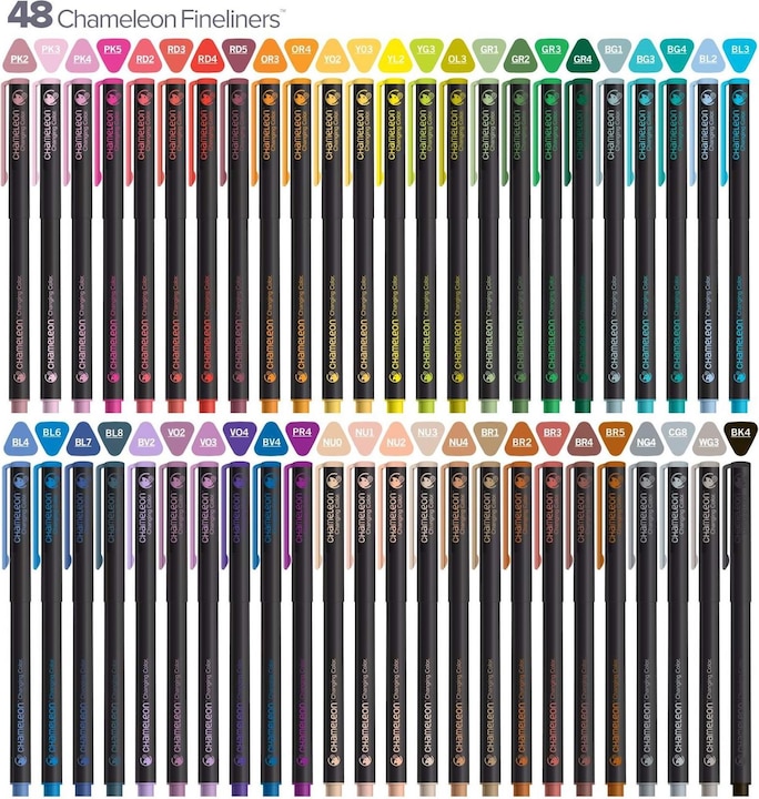 Produktbild Chameleon Fineliner Set (Mehrfarbig, 48 x)