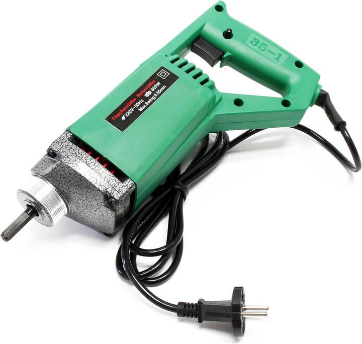 Produktbild Wiltec Elektro Betonrüttler 800W 5600 U/min Betonverdichter Flaschenrüttler (Betonverdichter)