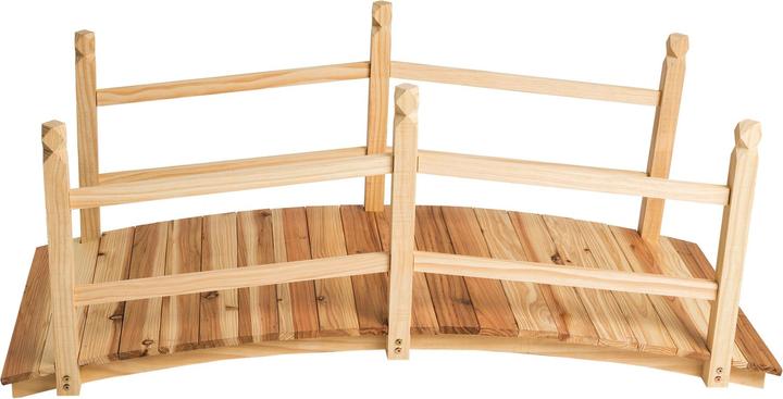 Actual product image tectake Garden bridge 137 cm long