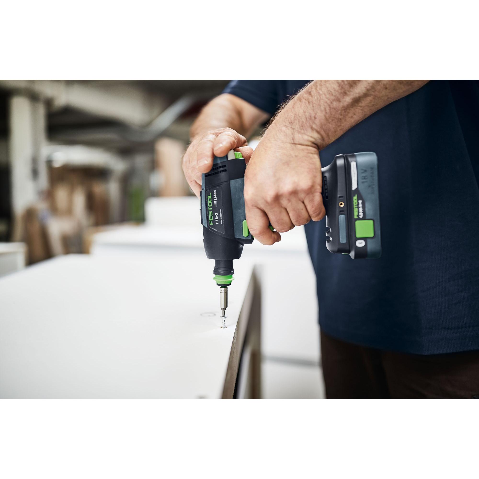 Thumbnail - Festool, Bohrmaschine + Akkuschrauber, T 18+3 HPC 4,0 I-Set (Akkubetrieb)