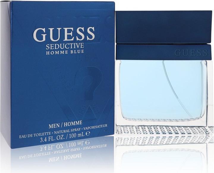 Guess Seductive Homme Blue Eau de Toilette 3.4 Oz 100 Ml (Eau de toilette, 100 ml)