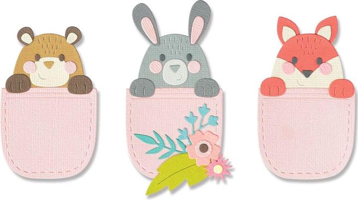 Sizzix Thinlits Stanzset 10 Stück - Taschenkameraden by Olivia Rose