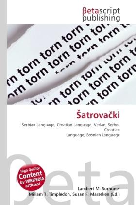 Produktbild Satrovacki (Susan F. Marseken, Lambert M. Surhone, Miriam T. Timpledon, 2010)