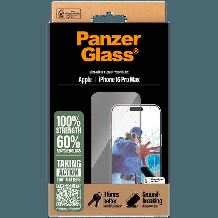 Image du produit PanzerGlass Ajustement ultra-large (1 pièce(s), Apple iPhone 16 Pro Max)