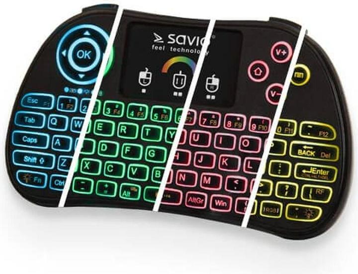 Actual product image Savio KW-03 (Eng. Int., Wireless)