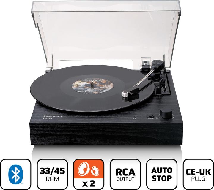 Produktbild Lenco LS-15BK schwarz