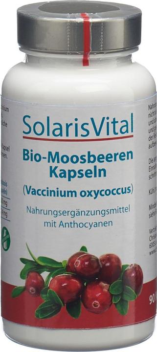 Actual product image SolarisVital Cranberry juice organic capsules (90 Piece, Capsules)