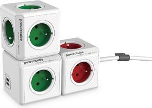 Produktbild Allocacoc PowerCube Original USB Type E (PowerCube USB GREEN 2202) (4x)