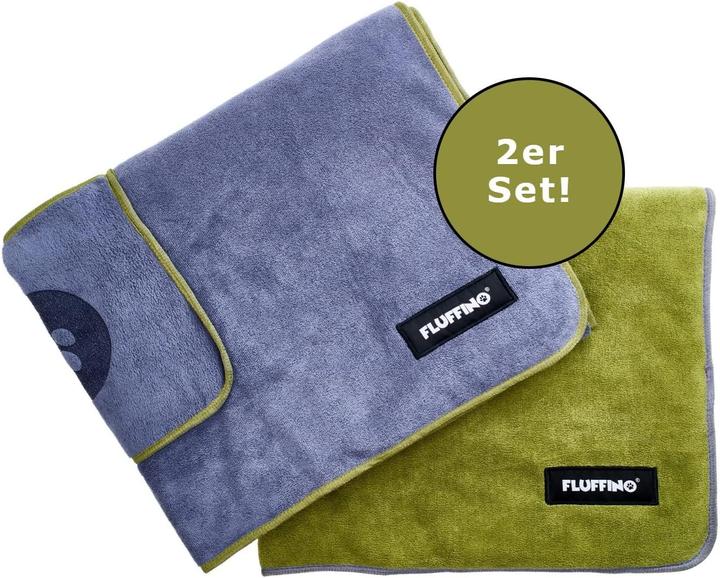 Image du produit Fluffino Set de 2 serviettes pour chiens (Chien)