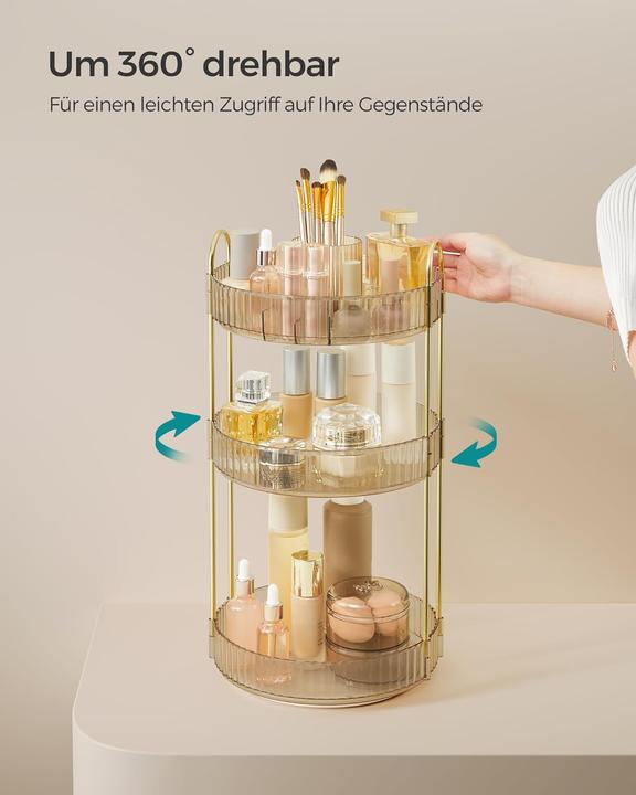 Actual product image Songmics Rotating make-up organiser