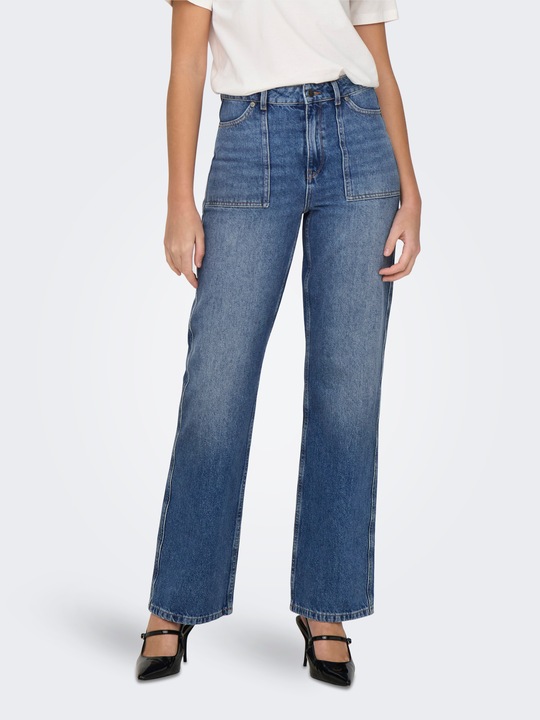 Produktbild JdY JDYMAYA HIGH WAIST WIDE JEANS DNM NOOS Weit geschnitten jeans (32)