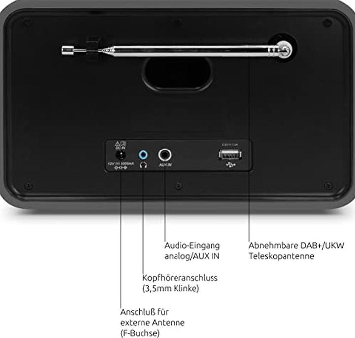 Image du produit TechniSat DigitRadio 586 (DAB+ DAB, Webradio, FM, Bluetooth, WiFi)