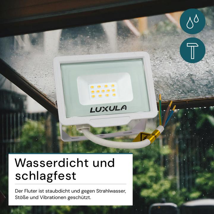 Actual product image Luxula LED floodlight (1000 lm, IP65)