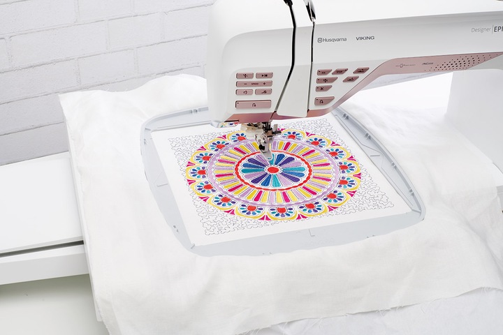 Actual product image Husqvarna Mega Quilter's Hoop