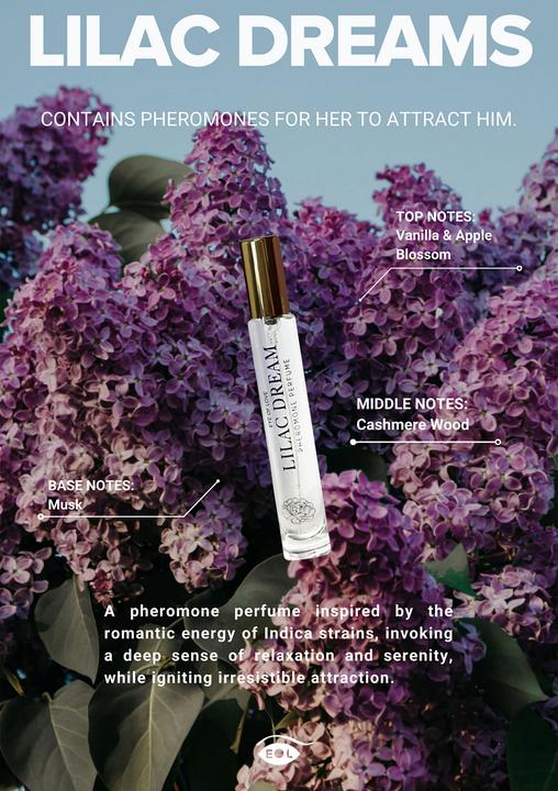 Actual product image Eye of Love Bloom Pheromone Perfume Attract Him 10ml Lilac Dream (Eau de parfum, 10 ml)