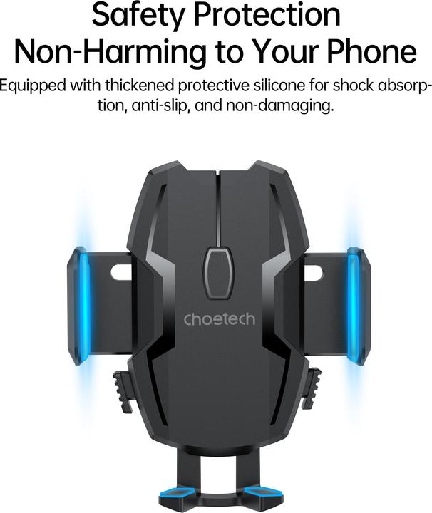 Actual product image Choetech H043 Spider-Man II telescopic car holder for cockpit or window - black