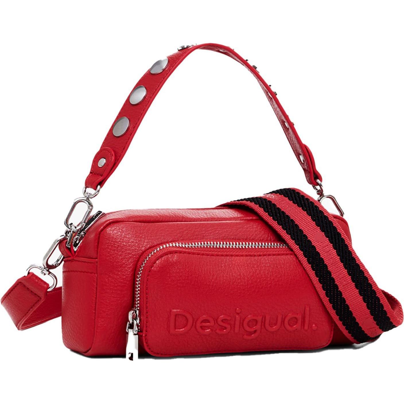Desigual, Damen, Handtasche, damenhandtasche half fw24 prades no cont, Rot