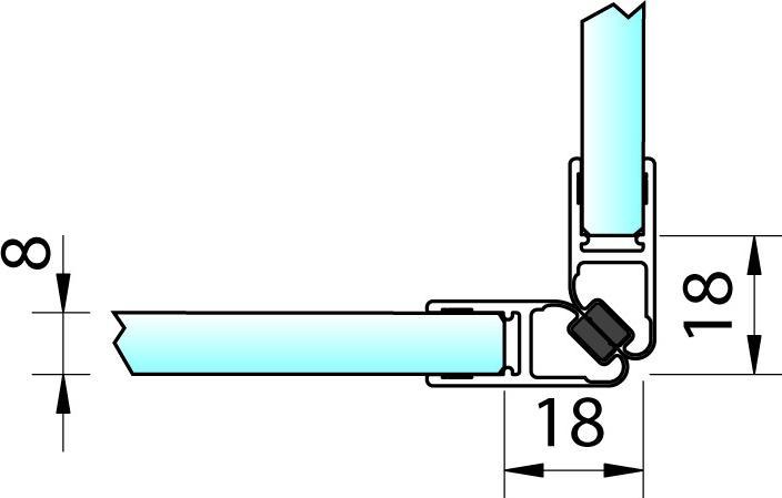Image du produit Pauli+Sohn Joints de porte de douche magnétiques