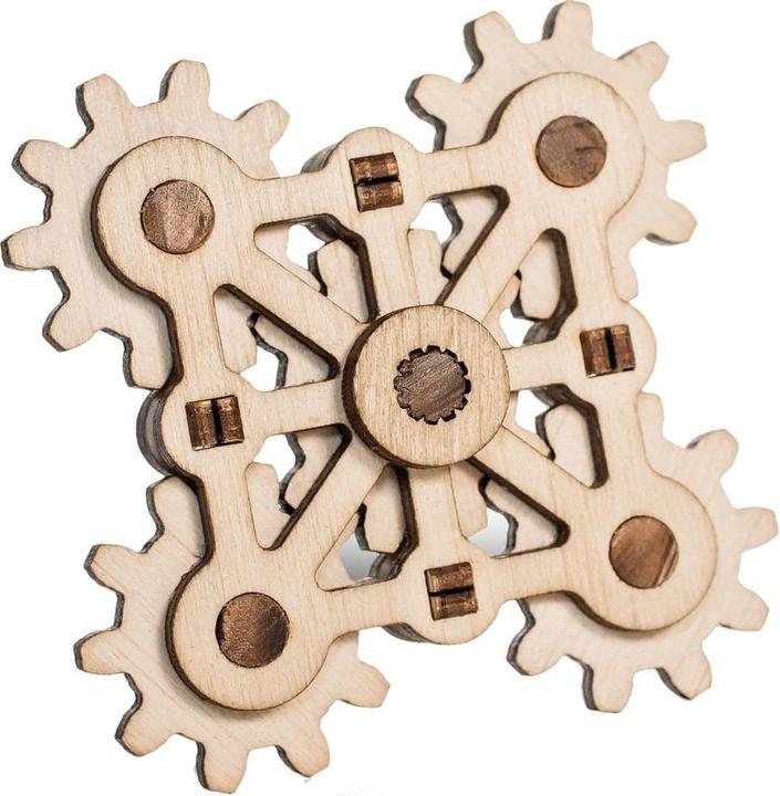 Actual product image Eco Wood Art EWA Wooden 3D Puzzle Mini Twister (18 pieces)