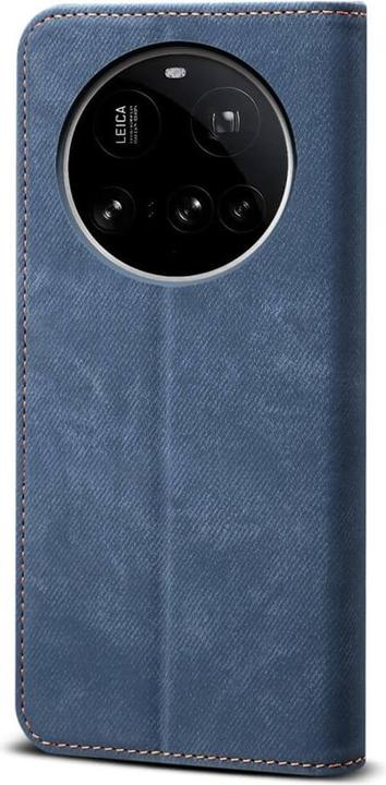 Actual product image Cover-Discount Xiaomi 15 Ultra - Flip Case in Jeans Stoff Optik