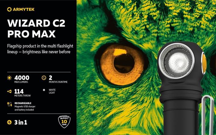 Produktbild ArmyTek Wizard C2 Pro Max (12.15 cm, 4000 lm)