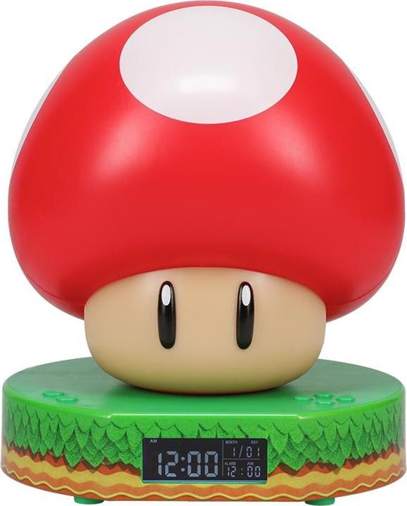 Actual product image Paladone Products Super Mario Mushroom Digital Alarm Clock