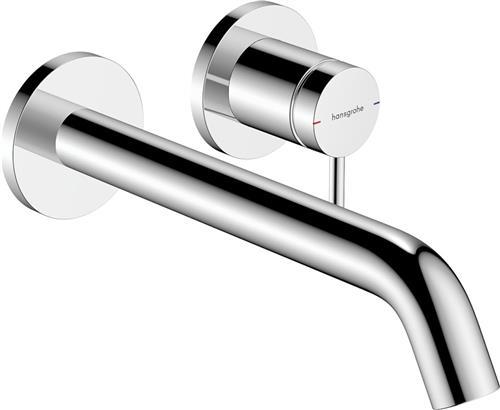 Produktbild hansgrohe Tecturis S Einhebel-Waschtischarmatur Unterputz für Wandmontage, Ausladung 225 mm, 733