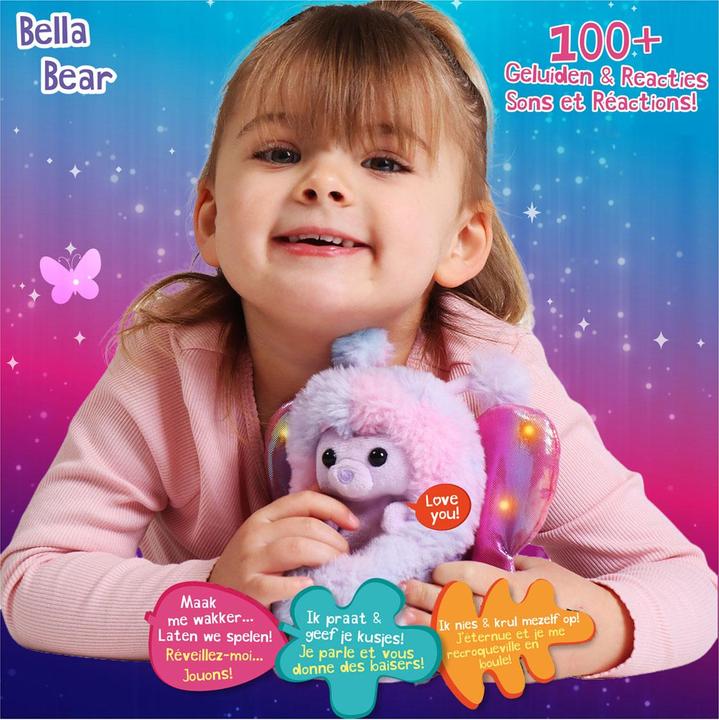 Produktbild Spectron Curlimals Flutter Wonders Pink Interaktives Plüschtier (16 cm)