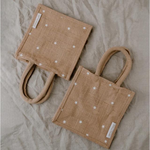 Produktbild Eulenschnitt Mini Jute Shopper Sterne im 2er Set - von