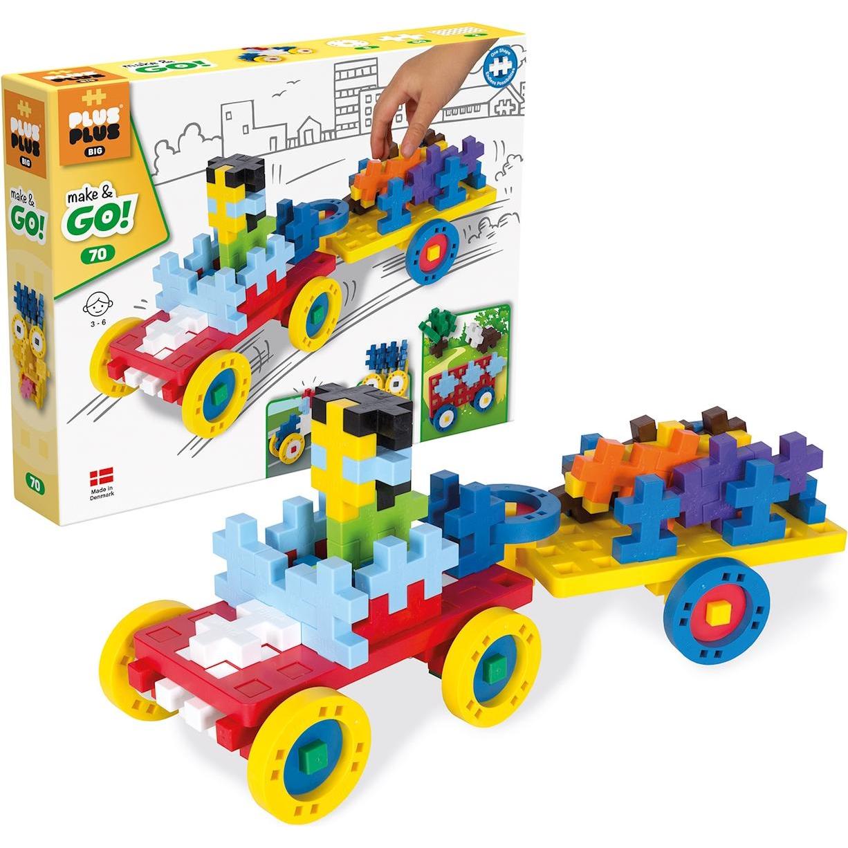 Plus-Plus Kreativ Bausteine BIG Fahrzeuge