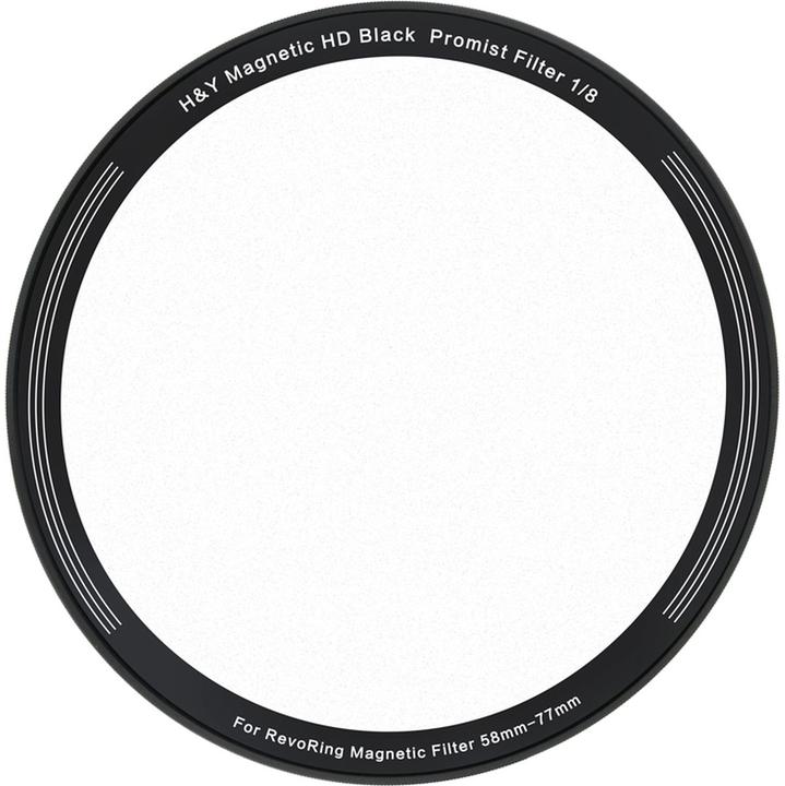 H&Y Black Mist Magnetic 1/8 Clip-on Filter for REVORING 58-77mm