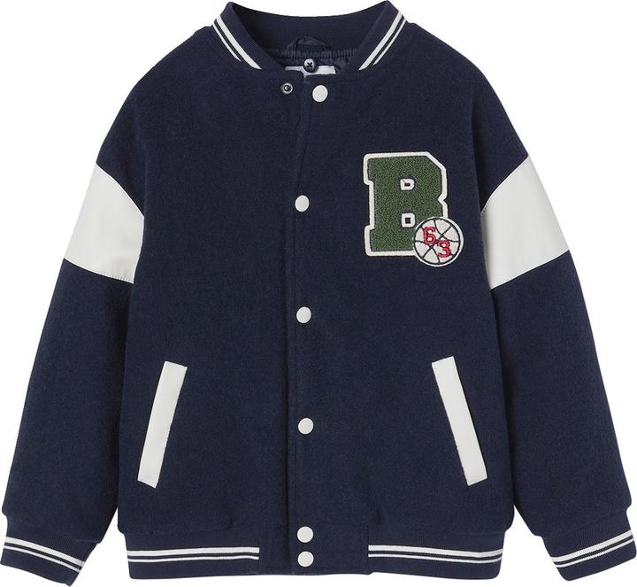 Produktbild Vertbaudet Jungen Bomberjacke mit abnehmbarer Kapuze und Recycling-Polyester (98, 104)