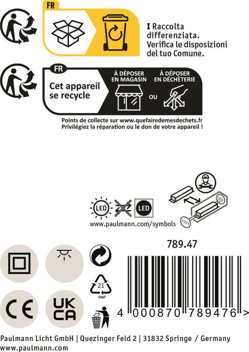 Image du produit Paulmann Plafonnier Casca (3200 lm)