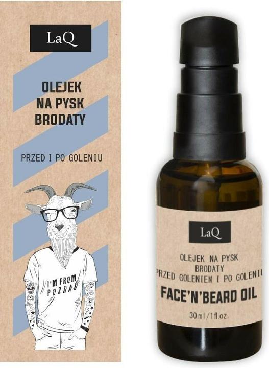 Produktbild LaQ Oil for bearded snhest and without bristles softens the beard and smoothes the snhest 30ml (30 ml)