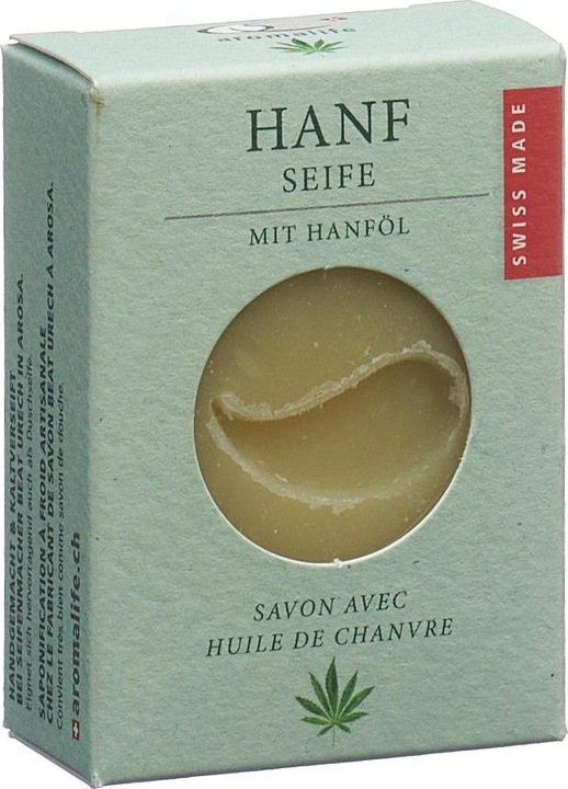 Produktbild Aromalife Hanf Seife fest (Hartseife)