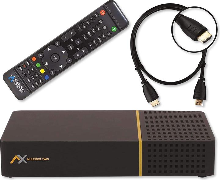 Produktbild Easyfind SAT-Receiver AX Multibox Twin 4K UHD E2 Linux Twin mit PVR