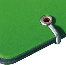 Produktbild Herlitz Klemmbrettmappe Polyfoam A4 apfel Sifthalter Gummizu (24 x 33 cm)