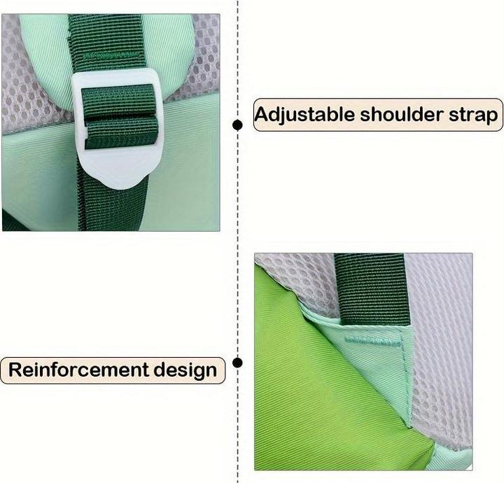 Actual product image Only-Bags.Store Cute fashion colour clashing knapsack with zipper and adjustable straps, pendant decor