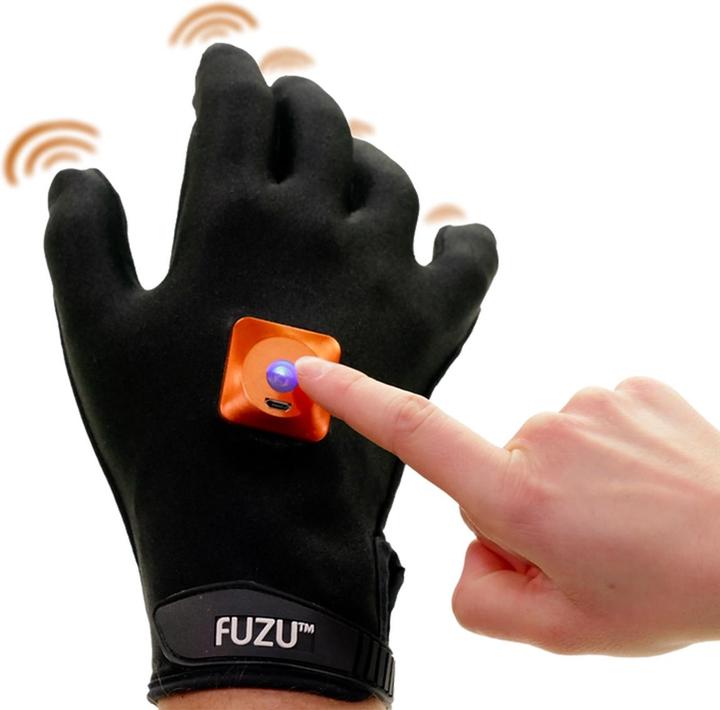 Produktbild Fuzu Vibrating Massage Glove Right Hand Medium - Black