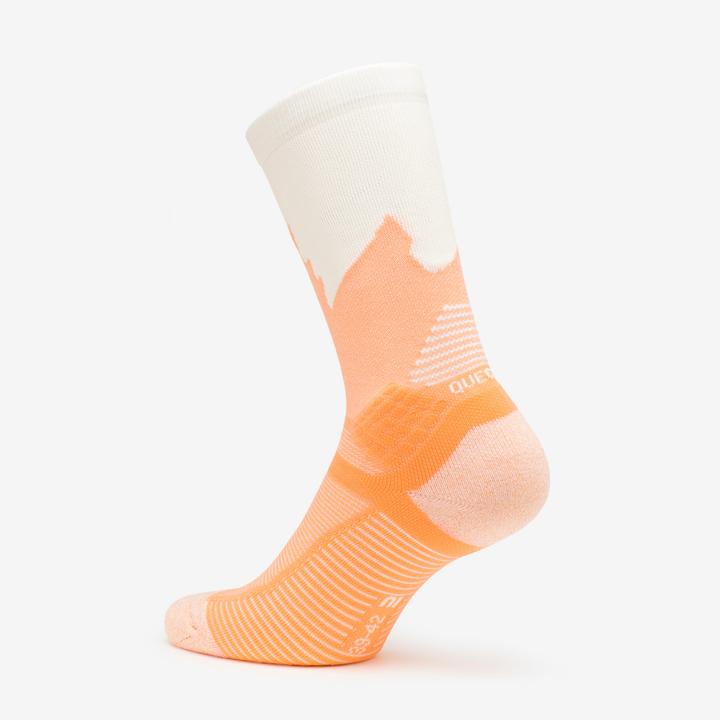 Immagine prodotto Quechua Wandersocken hoch 2 Paar - Hike 500 grau/orange (35 - 38)