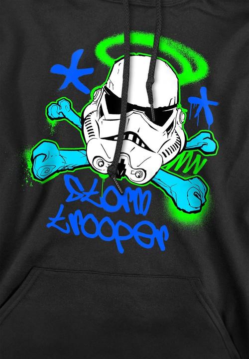 Immagine prodotto Star Wars Felpa con Cappuccio Stormtrooper Stencil Uomo (XL)