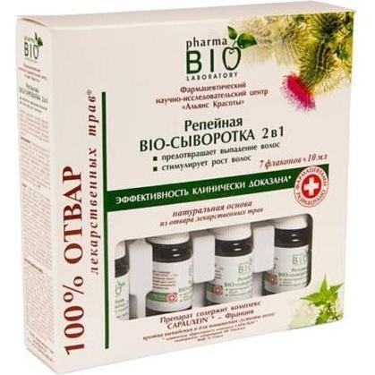 Pharma Bio, Maschera, Klettenserum 2in1 contro la caduta dei capelli Bio 10ml (10 ml)