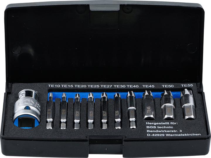 Actual product image BGS Screw extractor set (3/8", 1/4", 1/2")