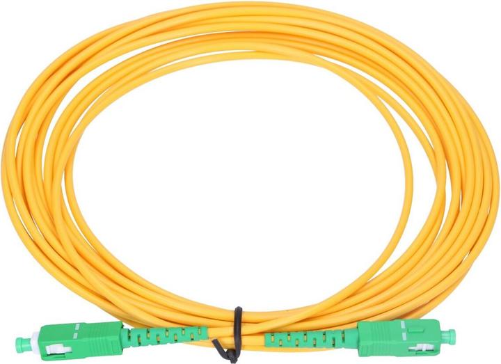 Image du produit Extralink SC/APC-SC/APC | Cordon de brassage | Jednomodowy, Simplex, G.657A1, 3mm, 5m (CAT6, 5 m)