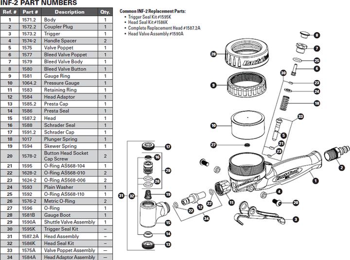 Produktbild Park Tool Pump-Adapter INF-2