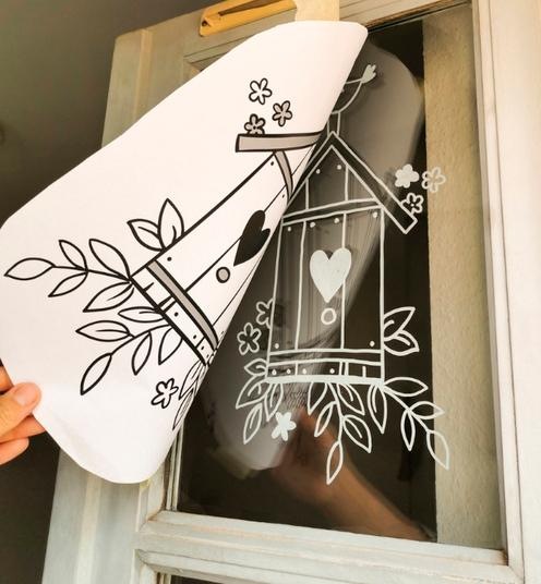 Immagine prodotto Vorlagenmappe Fensterdeko mit dem Kreidemarker - Frühling & Sommer (Tedesco, Olya Kamieshkova, 2023)