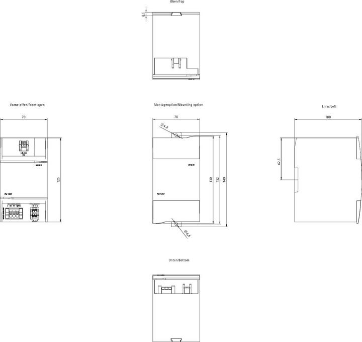 Actual product image Siemens 6EP3333-4SB00-3AX0 Load current supply SIMATIC PM 1207 1ph