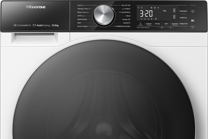 Actual product image Hisense WF5S1045BW (10 kg, Left)